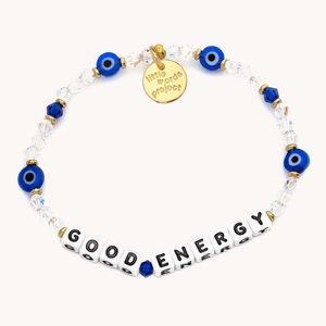 Little Words Project Good Energy - Lucky Symbol Under His Eye Bracelet size L/XL